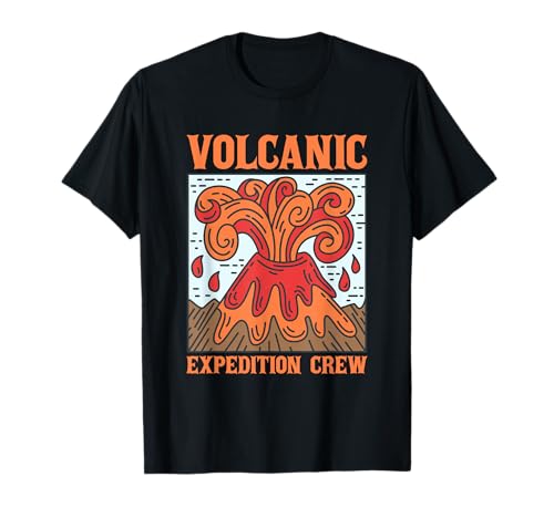 Besatzung der Vulkanexpedition | Ascheausbruch | Vulkane | Vulkan T-Shirt