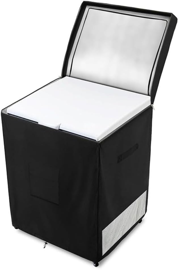 Housse de Réfrigérateur Extérieur Oxford 210D Noir 55.88 x 63.5 cm
