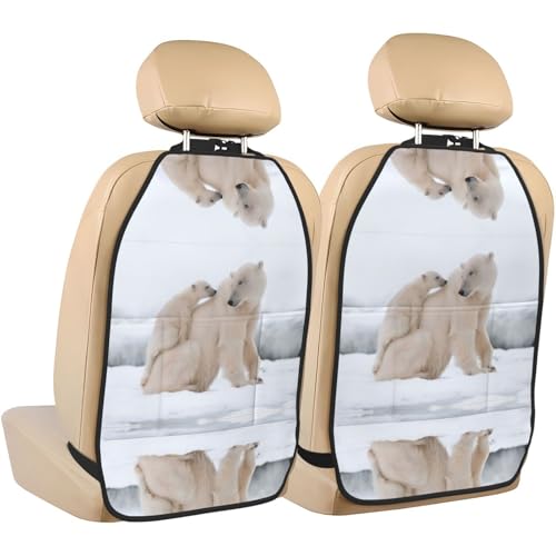 Protection de siège voiture ours polaire x2 pour SUV, berline et Jeep