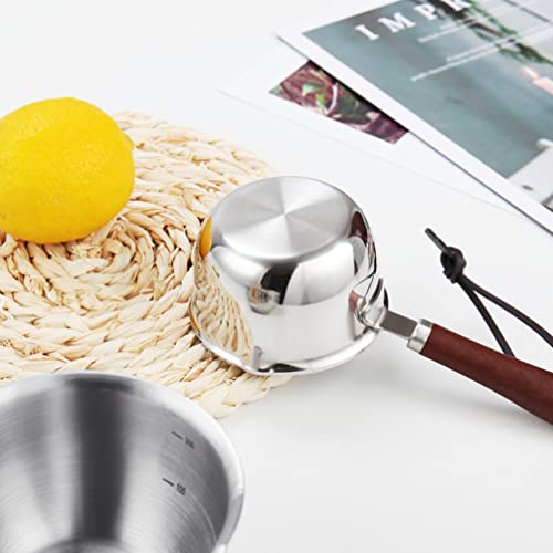 Casserole en acier inoxydable poli pour réduction de sauce - 5