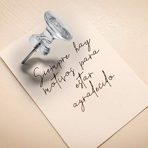 UpdateClassic, 60 PCS Large Push Pins for Cork Board- Clear Thumb Tacks for Bulletin Board Jumbo Push Pins for Wall Long Thumbtacks (Clear)