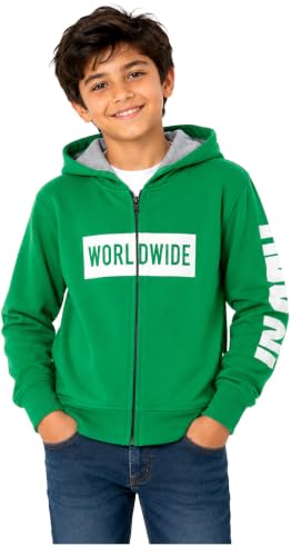 Image of T2F Boy's Cotton Regular Fit Hooded Sweatshirt
