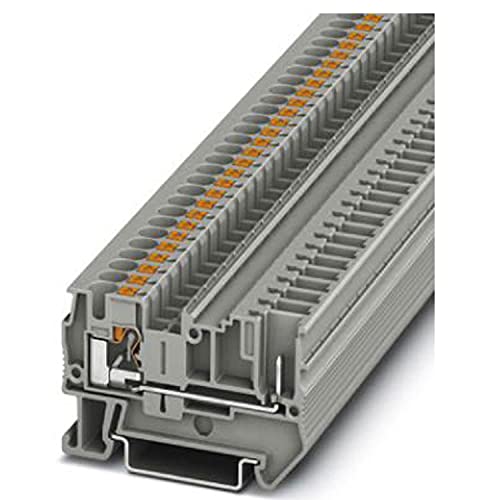 PHOENIX CONTACT PT 4/1P Durchgangsklemme, Grau, 800 V, 32 A, 2 Anzahl der Anschlüsse, 0.2 mm² - 6 mm² Querschnitt, Push-in-Steckanschluss, 50 Stück