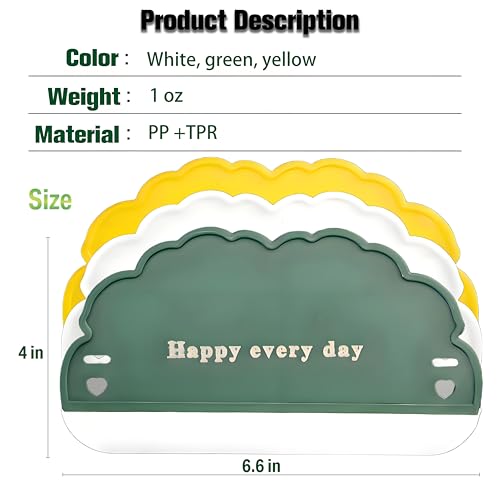 Image of Squeegee Bathroom Glass Door Cleaning Scraper with Hanging Hook, Silicone Mini Kitchen Countertop Squeegee, Water Wiper Scraper for Sink Tiles Cleaning Tools (Cloud 3PCS)