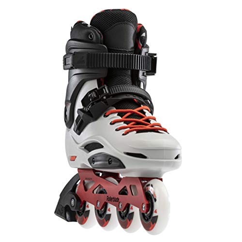 Rollerblade Rb Pro X Unisex Adult Fitness Inline Skate, Grey/Warm Red, Urban Performance Inline Skates #TOP1