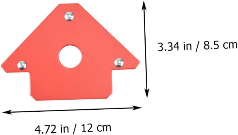 6pcs Magnetic Welding Holder Multi-angle Fixator Tool Triangle Welding Aid for Precise Angles Convenient Magnetic Design Essential Accessory for Professionals