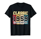Photo Gallery classic 1959 edizione limitata per il 65° compleanno maglietta Photo Gallery classic 1959 edizione limitata per il 65° compleanno maglietta