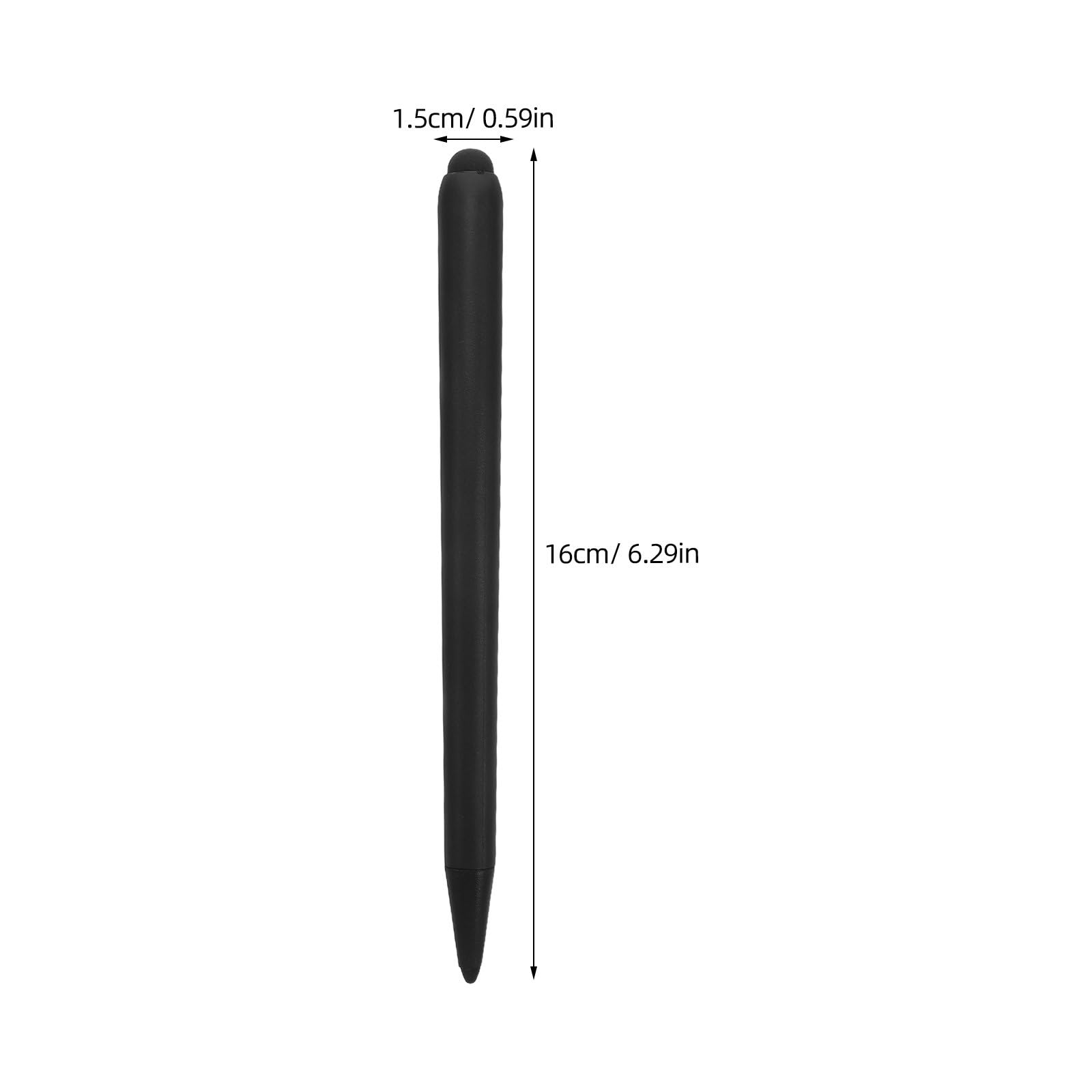 Penna Stilo per Lavagna Digitale 2 Pezzi Punta Fine, Penna Touch per Scrittura su Schermi Interattivi e Macchine all-in-One, Colore Nero