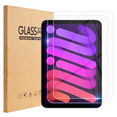 2 Stück TopEsct Schutzfolie Kompatibel mit iPad mini 6 (8,3 Zoll, Modell 2021, 6.Generation),9H-Gehärtetem Glas Displayschutzfolie Cover