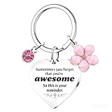 Cadeau encourageant pour les hauts et les bas de la vie : plus qu'un porte-clés : c'est un rappel quotidien. Quand elle fait face à des revers, ce petit accessoire lui dit doucement : « Vous avez besoin, aimé et en sécurité, faites confiance à vos choix. » Parfait pour transmettre de la chaleur au-delà des jours spéciaux