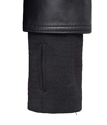 Blingsoul Leather Jacket Women With Hood | [1309194] Betty Black, L #TOP4