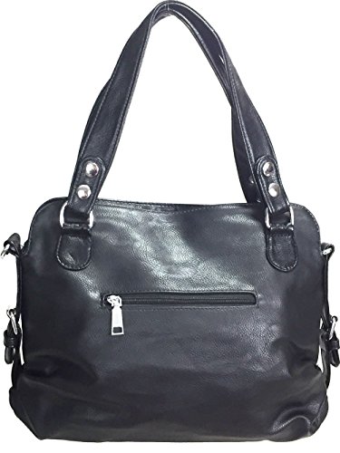 Double handles Rhinestone Cat Purse3