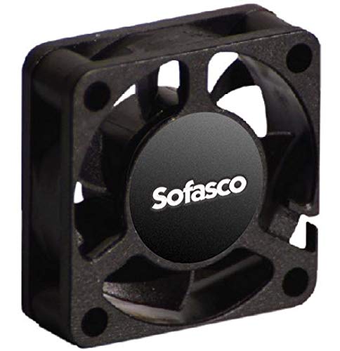 SOFASCO DC Cooling Fan, 30mm x 30mm x 10mm, 12V, UL-Certified, High Airflow Fan, High Speed Fan, Dual Ball Bearing Fan