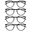 4-pack Black
