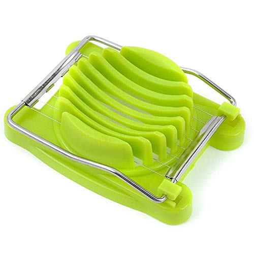 Home Green Gemüseschneider Slicer Eierschneider Küchenhelfer Edelstahl Eierschneider Multifunktionsschneider 3 Stück
