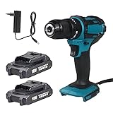 ladegerät mannesmann akkuschrauber 18v 13mm Futter: Das 13-mm-Schnellspannfutter aus Metall bietet eine festere Bitfixierung und schnellere Bitwechsel. Das maximale Drehmoment von 45 Nm eignet sich sehr gut zum Bohren oder Anziehen in Holz, Metall und Kunststoff und erfüllt eine Vielzahl von Anforderungen.