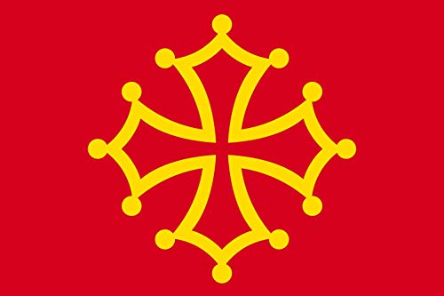 Drapeau Occitanie grand format sans étoile pavillon traditionnel résistant extérieur - 2