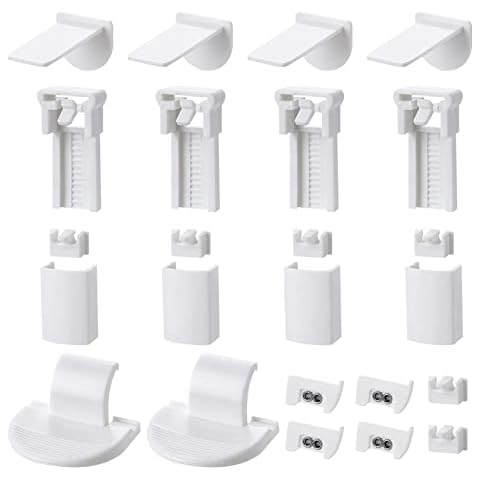 Plissee Ersatzteile Set Klemmträger Zubehör Cover