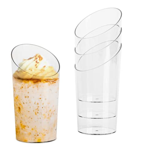 75Ml Clear Round Dessert Cups With Spoons Plastic Dessert Cake Snack Bowl Disposable Ice Cream Dessert Bowls Dessert Cups Tasting Sample Cup Serving Salad Bowl Party Favor Cups,Pack Of 24 #TOP3