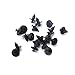 LOOYUAN 20PCS Nylon Bumper Fastener Rivet Clips Automotive Furniture Assembly Expansion Screws Kit Body Rivet Retainer Fastener Clips For Volvo