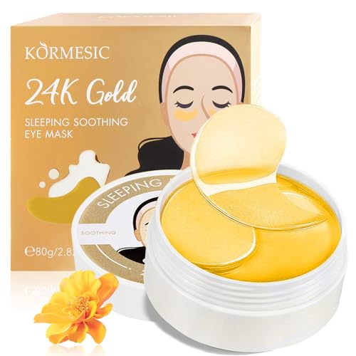 60 Pcs Parches Contorno de Ojos, Aloe Vera Parches de ojos, Eliminar Bolsas y Ojeras, Mascarilla de Colageno, Hidratante Anti Edad, Seguro y Cómodo, Excelente Experiencia