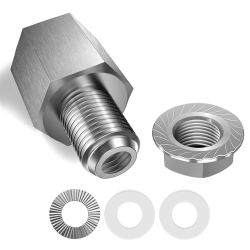 NICEDACK - NICEDACK Fahrrad Achsadapter für M5 Schnellspanner, Fahrrad Kupplungs Adapter, Innen 5 mm, Außen 10 mm, （Silber）