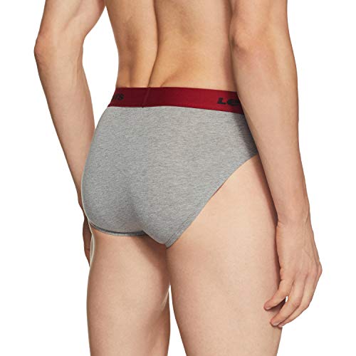 Image of Levi's Men Cotton 019 Classic Brief with Contoured Double Pouch, Tag Free Comfort & Smartskin Technology (Pack of 2)