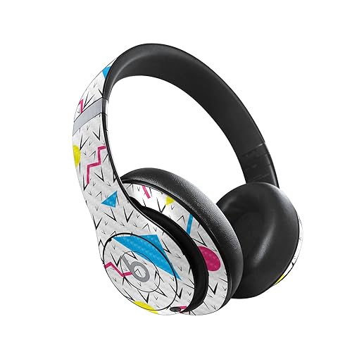 Image of MightySkins Carbon Fiber Skin Compatible with Beats Studio Pro - 90s Fun | Protective, Durable Textured Carbon Fiber Finish | Easy to Apply, Remove, and Change Styles