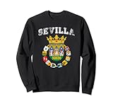 Escudo Provincia Sevilla. Diseño Moderno Vintage Sudadera