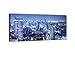 Produktbild Leinwandbild Panorama Nr. 273 Bangkok 100x40cm, Keilrahmenbild, Bild auf Leinwand, Thailand Nacht Skyline