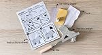 Wolf Studiostone Creative Soapstone Sculpture Carving DIY Arts and Crafts Kit for Kids Adults