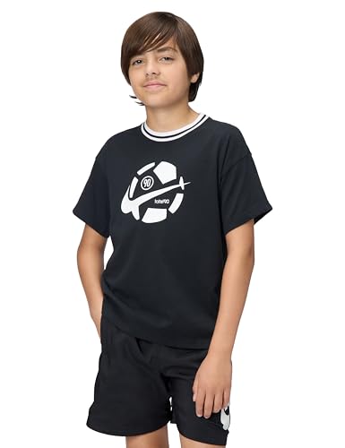 Nike Kids' Dri-FIT T-Shirt Total 90, Black, Medium