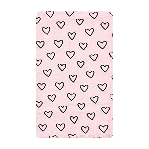 Image of Hudson Baby Unisex Baby Cotton Flannel Burp Cloths, Modern Rainbow, One Size