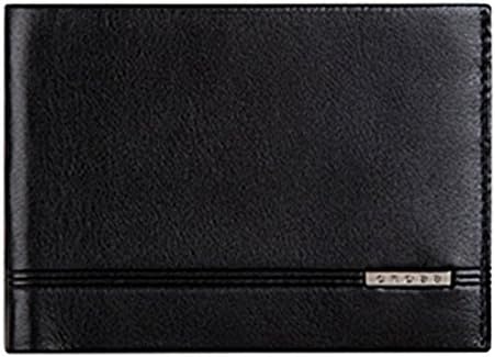 Cross Black Leather Bi-Fold Wallet, Black , Grey