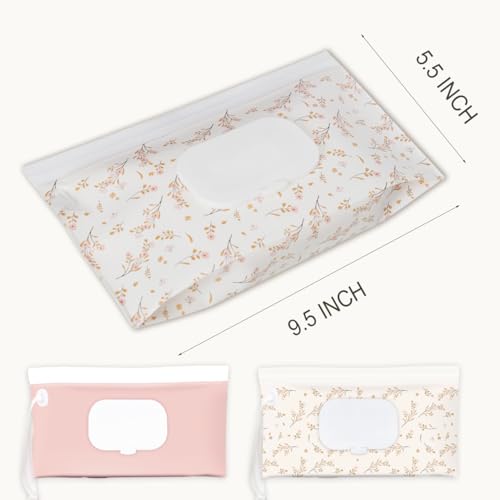 image for eoscasely Wipe Dispenser and Wipes Container, 2 Pack Reusable Wipes Ho