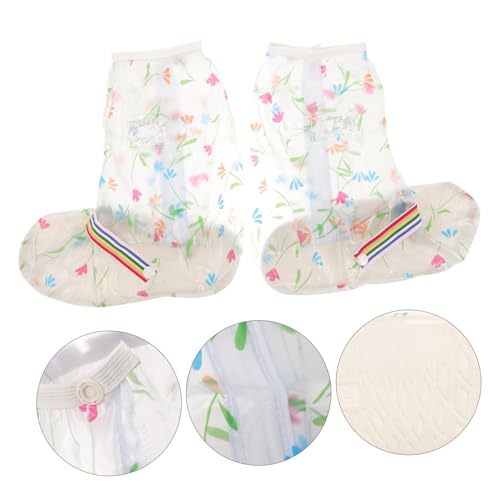 Abaodam par cubre zapatos reutilizables, protector impermeable con suela gruesa para deportes miniatura 6