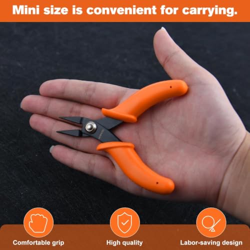 Image of 4-Inch Long Nose Pliers Tweezer Nose Specialty Pointed Nose Plier