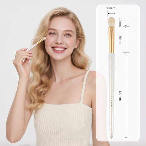 DUcare Fluffy Eyeshadow Blending Brush for Cream Powder Makeup - image 2