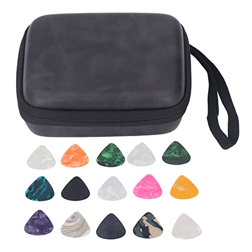 Étui de support de médiator de guitare, pochette de médiator de guitare étanche en mousse intérieure souple portable… - Les Beatles, Paul McCartney, John Lennon, RIngo Starr, George Harrison Étui de support de médiator de guitare, pochette de médiator de guitare étanche en mousse intérieure souple portable… – Image 8