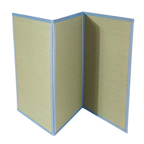 Mustmat Tatami Mat Japanese Floor Mattress Queen Size Tatami Bed Folding Mattress Rush Grass (Queen) #TOP4