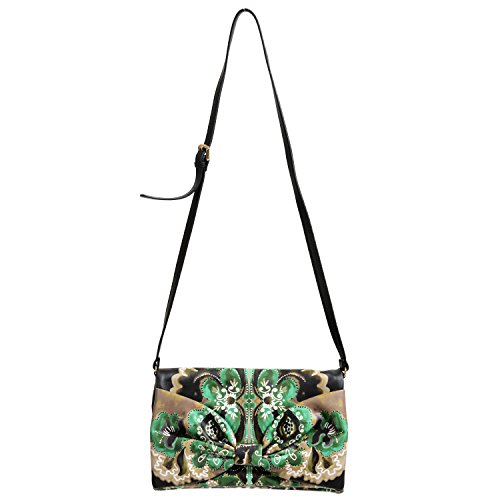 Bolsa de ombro feminina Red Valentino multicolorida com laço decorado