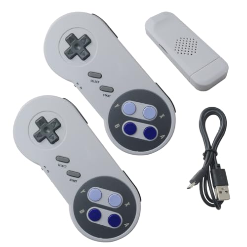 USonline911 Wireless Retro Game Console Stick, Upgrade Retro Video Gaming Stick Built in 5000+ Games with 1080p HDMI Output with 2 Pack Wireless Controllers for Nostalgia Gifts(4GB)