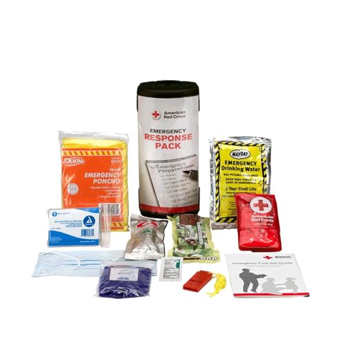 American Red Cross Officially Licensed Product, Emergency Response Pack, First Aid Essentials, Fully Stocked First Responder Kit