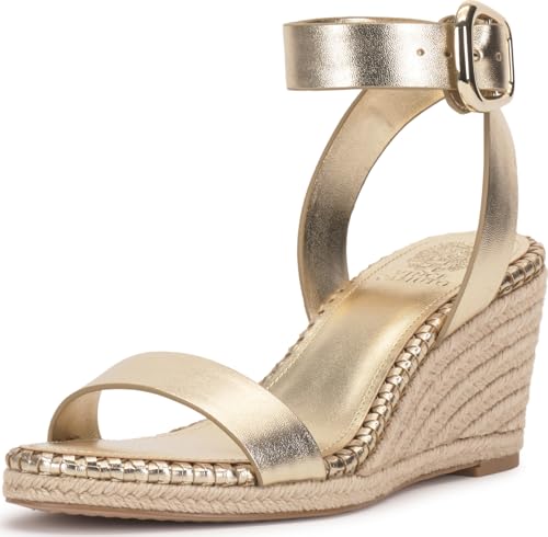 Image of Vince Camuto Fainel Ankle Strap Espadrille Wedge Sandals