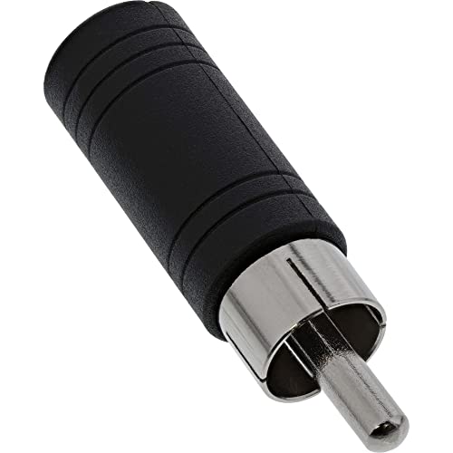 InLine 99325 Audio Adapter, Cinch Stecker auf 3,5mm Klinke Buchse, Mono