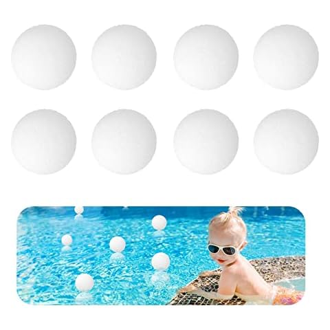 YLSZHY Reusable Scum Eliminating Sponge Balls,40 pack Scum Eliminating Ball, Washable Oil Absorbing Scum Balls,Spa Eliminating Ball for Swimming Pools Bathtubs Bath Aquarium Grime Slime Cleaning Cover