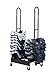 Champion Sports Two Stack Football Shoulder Pad Rack (Black)