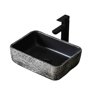 WFchenj222-6 Rechteckiges Unterbauwaschbecken mit Zubehör