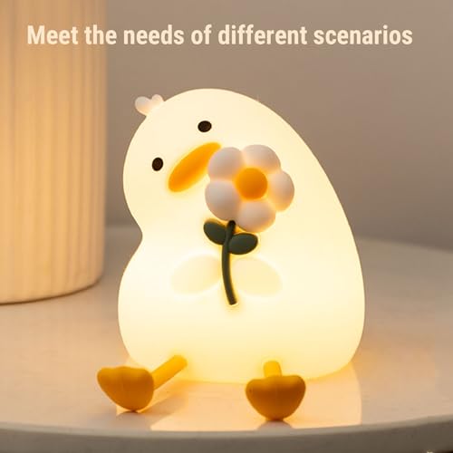 Lámpara de Mesa de Noche LED Cuifati Silicona Pato miniatura 5