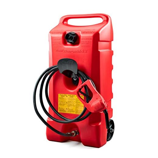 Scepter USA 6792 Duramax 14 Gallon Flo-N-Go Fuel Caddy, Red